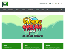 Tablet Screenshot of plovdivgamejam.org